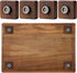Sliner 4 Packs Walnut Wood Cutting Board Feet Non Slip Cutting Board