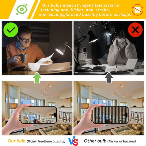 Dimmable E26 T30 T10 Bulb Bulb 4W(40W Bulbs Sconces,AC120V 2700K 400LM 90,Pack 4 LED Long Tube Light Equivalent) ,Type