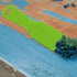 3Pcs Green Putty Scraper, 2" Plastic Flexible Putty Knives for Taping Drywall and Wall Painting Supplies