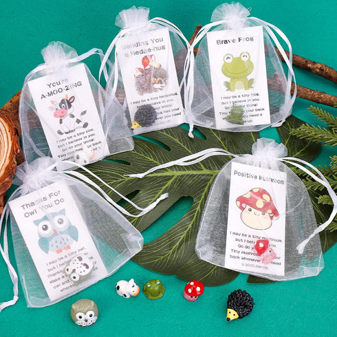 QAUYETM 100 Set Set Employee Appreciation Gifts Bulk for Coworkers Staff - Teacher Appreciation Bulk Resin Gifts