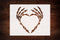 Reusable Skeleton Hands Heart Stencil, 11" x 8.5" - Custom Gothic Design for Unique Crafts