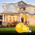 LED Bug Light Bulbs Outdoor, 8 Pack, Dimmable 9W Amber Yellow, A19 Bug Lights for Outside, Bedroom, Porch Light