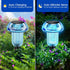 Solar Pathway Lights, 4 Pack Blue LED Mushroom Solar Powered Outdoor Lights, Landscape Lighting Garden Stake Lights, Solar Landscape Lights Outdoor for Yard, Garden, Landscape, Path, Patio by COZY-PAVILION