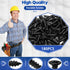 30PCS 180PCS Black L Brackets for Shelves with Screws, Goihgioh Stainless Steel Corner Braces for Wood Metal Small L