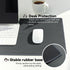Large Waterproof Gaming Mouse Pad, Non-Slip Rubber Base, Smooth Surface Desk Mat, 27.5"x11.8"x0.08", Dark Gray
