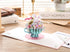 Liif Teacup Easter Bunny Gift 3D Greeting Pop Up Card, Happy Easter Card for Kids, Grandson, Granddaughter, Cute, Funny