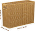 Decorative Magazine Storage Basket Bin, Plastic Holder for Bathroom, Office