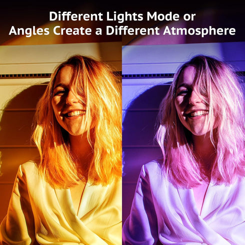 Molemyn Sunset 21 Sunset 180 Lamp Projector with APP Control - Color Changing LED Light, Adjustable for Photography