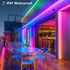 16.4Ft DBFAIRY Smart Neon Rope Light, RGB Color Changing IC Neon Rope Lights with App Remote Music Sync, Silicone