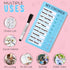 Dry Erase Chore Chart Set (2 Pcs) - Chore Chart for Kids & Adults (Blue & Pink)