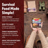 3 Pack Backpacking Bridgford Italian Sausage - Shelf-Stable Survival Food Storage Meals - - Italian Flavored Camping