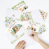 Hunanyume 50 Pack 4x6 Inch Woodland Thank You Cards with Envelopes & Stickers - Cute Forest Animals Assorted Bulk