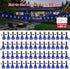 26Ft ST38 12+1 ST38 Bulbs, LAMPHOME Outdoor String Lights, Blue Patio Lights with Edison LED Shatterproof String Lights