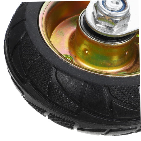 MAGICLULU Rubber Core Swivel Brake Caster Wheels Replacement for Shopping Trolleys and Rolling Carts Easy Install Cart