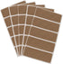 ChromaLabel Kraft Rectangle Labels on Sheets, 100 Stickers per Pack, 1 x 3 Inch