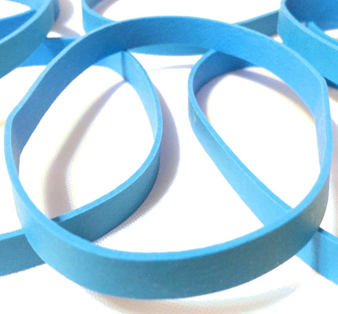 Blue Heavy-Duty Rubber Bands - 10 Non-Latex Premium Rubberbands #64 (3 1/2 X 1/4 Inch) for Office Home Use