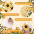 Sunflower Bulletin Board Decoration Set with Butterflies and Motivational Sayings Cutouts for Classroom and Home Decor