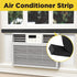 2Pcs Air Conditioner Foam Tape 2 inch x 6.5 ft - Non-Adhesive Weatherseal Tape with Glue Point for Door Window Seal
