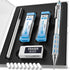 Nicpro Blocky Gear 0.7 mm Mechanical Pencils Set with Case, Metal Pencil, Lead Refills, Eraser for Art