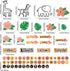 Safari Jungle Animal Calendar Bulletin Board Set - CTP Bulletin Board Calendar, Seasons, Weather Chart for Classroom