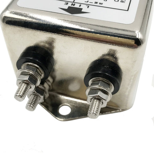 Noise Suppressor Power EMI Filter Terminal Single-Phase Line-Conditioner JREle AC 115/250V 20A
