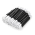 3" Foam Cleaning Swabs, Dual Round Heads (200pcs, Black, 3.2 mm Double Heads, 76 mm Length)