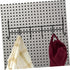 Cabilock Wall Mounted Metal Tool Hooks Organizer Sturdy Garage Storage Rack with Hooks for Garden Tools Workbench Shed