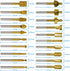 10Pcs HSS Router Carbide Engraving Bits & 10Pcs Router Bit with 1/8"(3mm) Shank for DIY Woodworking, Carving, Engraving