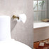 Toilet Paper Holder SUS304 Stainless Steel Round Size Brushed Gold 2 Pack by TASTOS