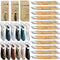Sayglossy 60 Sets Team Gifts Bulk for Employee Motivational Bamboo Pens with Silicone