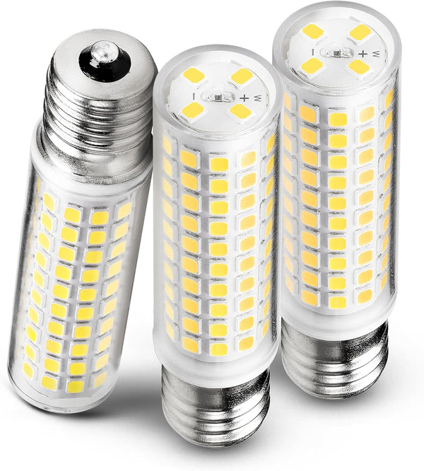 E17 LED Bulb, 10 Watt Equivalent 100W, 4000K Natural White, 1000lm Non-Dimmable, 3 Pack