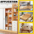270Pcs 3 in 1 Furniture Connecting Kit with Wood Dowel Pins, Nickel Plated Cam Lock Nuts, Screws, Bolts