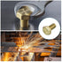 Hex Head Screw Bolt 5Pcs (M10-1.5x20mm), Brass Fully Threaded Solid Hex Bolts for Machinery Repair