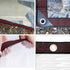8X14FT Grommets,Windproof Clear Waterproof Tarps (Increase Rope Ties) Heavy Duty Poly Tarpaulin Outdoor Rainproof