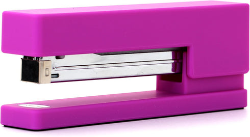 Office + Style Precision Jam-Free Full Strip Stapler, Non-Skid, Purple
