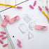 BAZIC Pink Erasers + Pencil Top Erasers Set (15/Pack), Block Erasers, Arrowhead Caps, Latex Free for Art