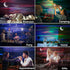 Cadrim Star Projector with Bluetooth Speaker Remote, Galaxy Projector Northern Lights Aurora Projector with Moon Star