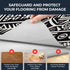 DECOLURE 36"x48" Office Chair Mat for Hardwood Floor, Noise Reducing Anti-Slip Floor Protector, Aztec Tribal Design