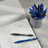 Zebra Pen Z-Grip Retractable Ballpoint Pen, Fine Point 0.7mm, 30-Pack Assorted Black/Blue Ink