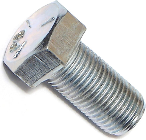 Grade 5 Fine Hex Cap Screws, 1/2-20 x 1, Piece-5, Zinc