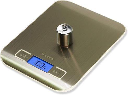 19 pcs Calibration Weight Set 100g – 10mg with Tweezers and Presentation Box for Accurate Precision Balancing