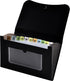 Lion 13-Pocket Small Expanding File, 5-3/4 x 8-1/2 Inches, Black, 1 File (94300-BK)