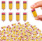 Whaline 60Pcs Back to School Pencil Shape Mini Erasers Cute Collection for Classroom Stationery Party Favors