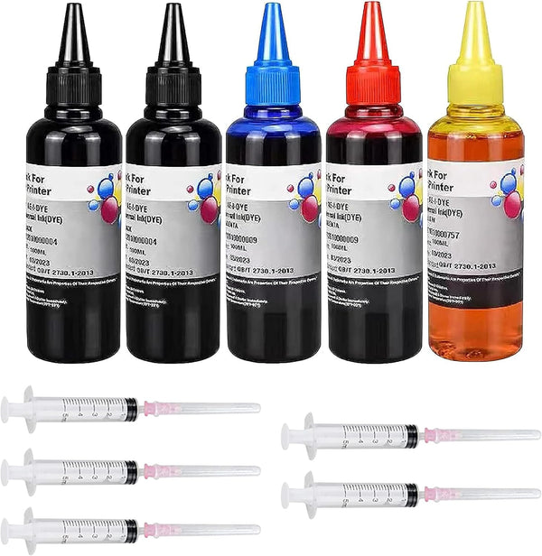 Ink Refill Kit for HP 60 61 63 64 65 902 932 952 950 951 564 - Refillable Ink Cartridge for HP Envy & OfficeJet