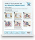 VHALE Glossy Clear Self-Adhesive Laminating Sheets, 7 x 8 Inches, Single-Sided, Pack of 20 for Kids’ Crafts