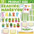 gisgfim Cactus Reading Bulletin Board Decorations Set Classroom Craft School Library Home Wall Decor