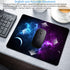 Galaxy Mouse Pad - Personalized Blue and Purple Nebula Design with Anti-Slip Rubber Base, 9.5 x 7.9 inch