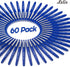 Lelix Felt Tip Pens, 60 Blue 0.7mm Medium Point Markers for Journaling, Writing, Note Taking, Art, Office, School