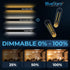 5in T10 Bulbs 6W T30 E26 4000K 60W DIMMABLE, 660 6 Packs BlueStars Tubular LED Light Medium Base, Natural Daylight