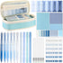 Janlaugh 38 Pcs Aesthetic College School Supplies, Pen Case, Sticky Notes, Gel Pens, Highlighters for Girls Students